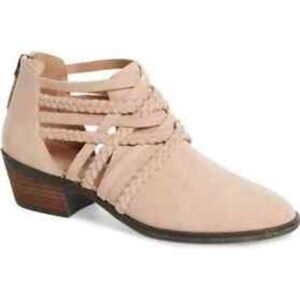 Calson Pink Suede Pink Bootie